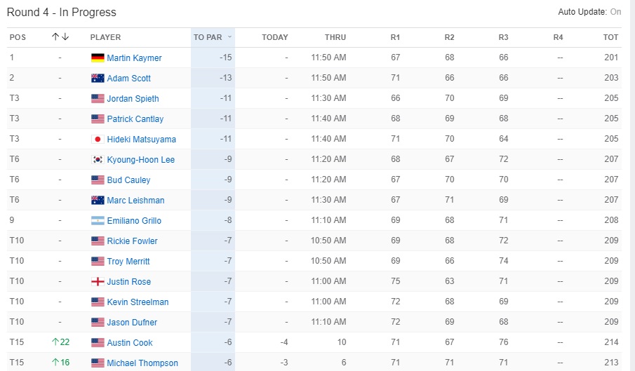 pga memorial tee times